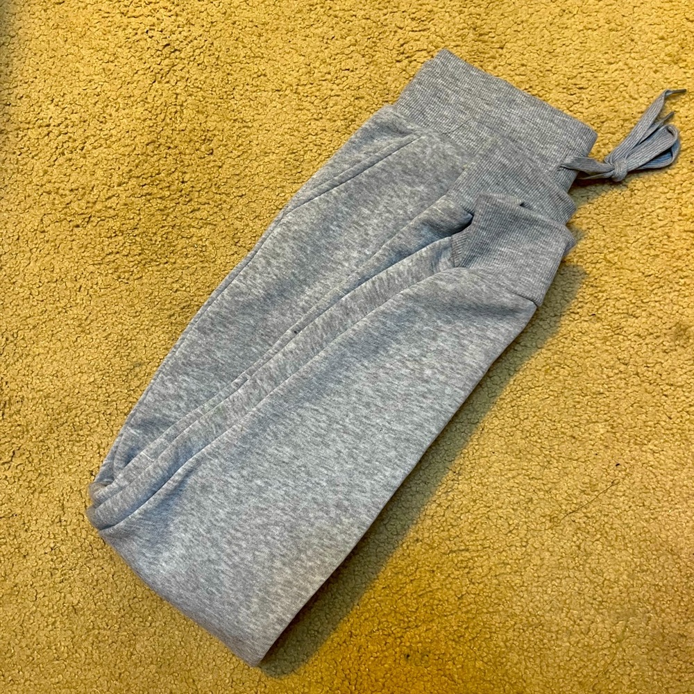Grey sweatpants